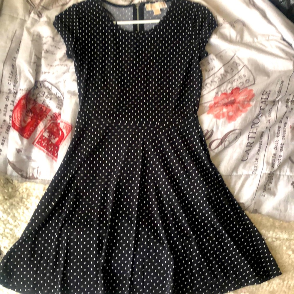 Black w/ white polka dot dress in size S dress